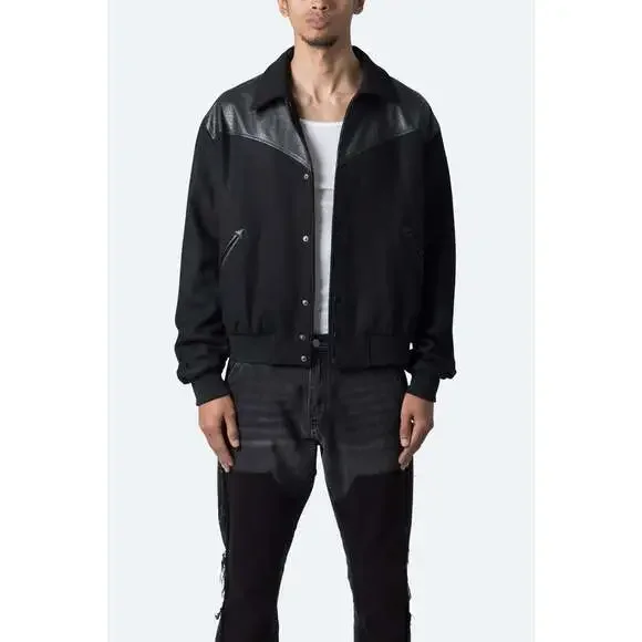 mnml Cowboy Jacket - Black/Black Size SBlack/Black / S